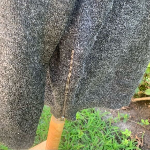 Vero moda Blakely Wool M Women’s Melange Cowl Neck Sweater side Zip Alpa… - Picture 14 of 16